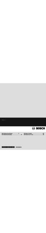 Guide utilisation BOSCH PIK651T14E 60 de la marque BOSCH