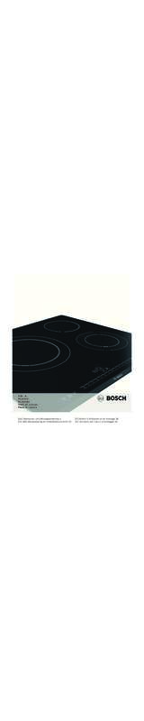 Guide utilisation BOSCH PIM651R16E de la marque BOSCH