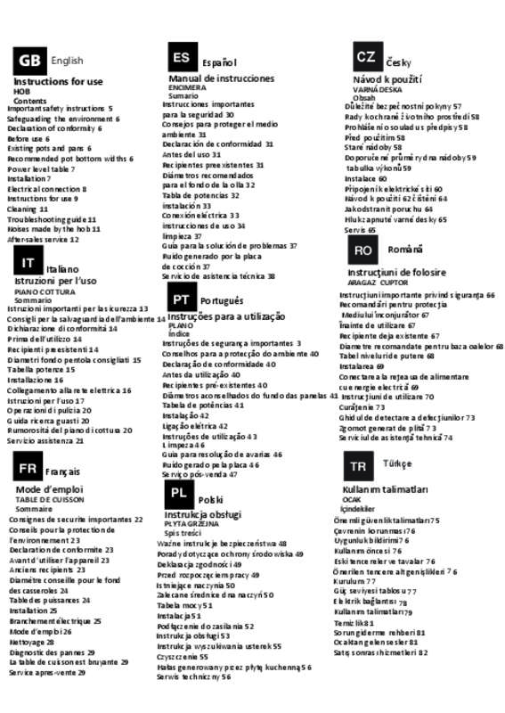 Guide utilisation  HOTPOINT IKIS 630 LDF & IKIS 630 LD F  de la marque HOTPOINT