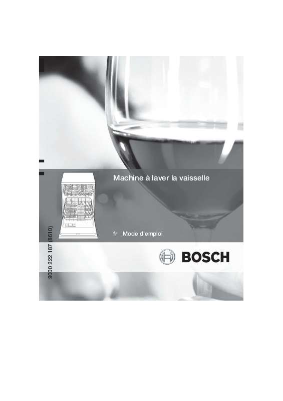 Guide utilisation BOSCH SGD55E02CH de la marque BOSCH