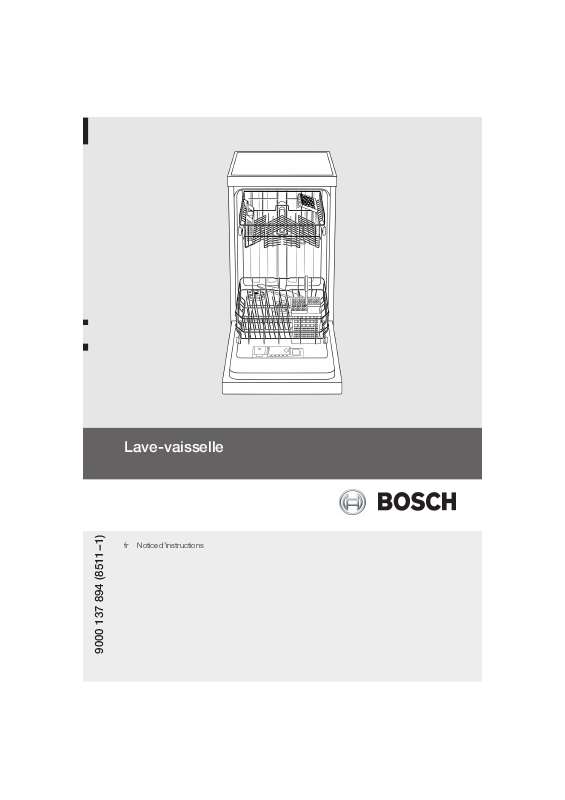 Guide utilisation BOSCH SRI3012  - annexe 1 de la marque BOSCH