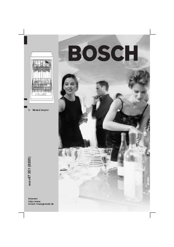 Guide utilisation BOSCH SRV33A13 de la marque BOSCH