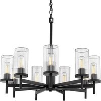Notice Golden Lighting WINSLETT 7011-9 BLK-CLR Lampe