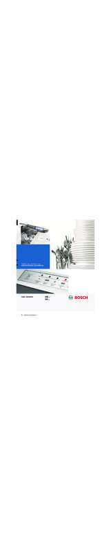 Guide utilisation BOSCH SMV50M60EU de la marque BOSCH