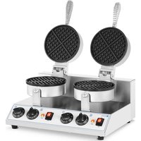 Royal Catering RC-WMD01 - Piastra per waffle