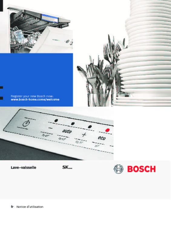 Guide utilisation BOSCH SKS51E11EU de la marque BOSCH