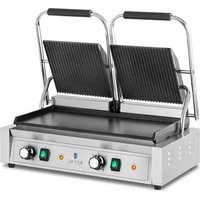 Royal Catering RCPKG-3600-M - Piastra per griglia