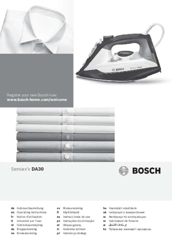 Guide utilisation BOSCH TDA3028210  de la marque BOSCH