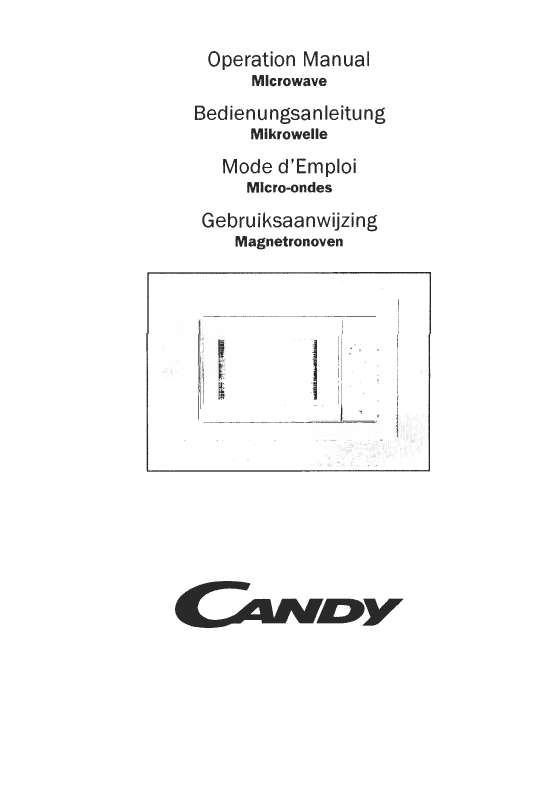 Guide utilisation CANDY MIC 202 MX de la marque CANDY