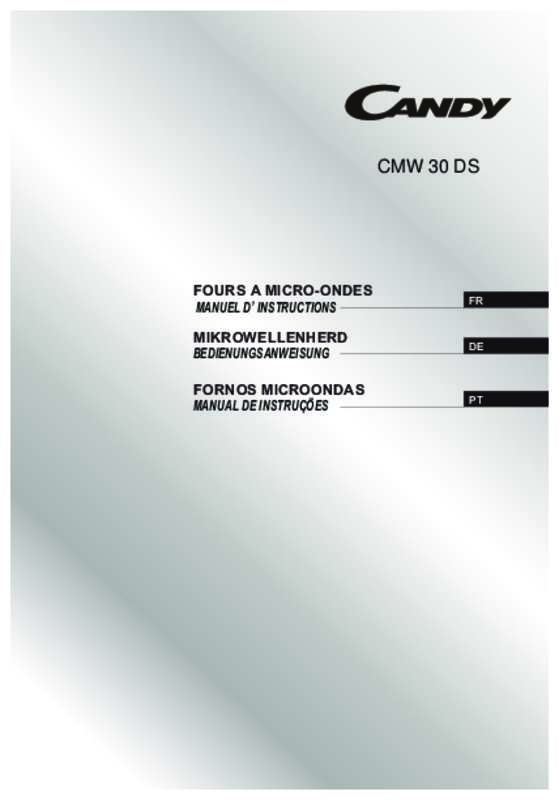 Guide utilisation CANDY CMW30DS de la marque CANDY