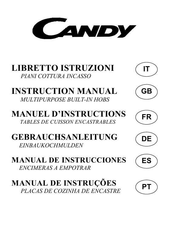 Guide utilisation CANDY PDDG 31 de la marque CANDY