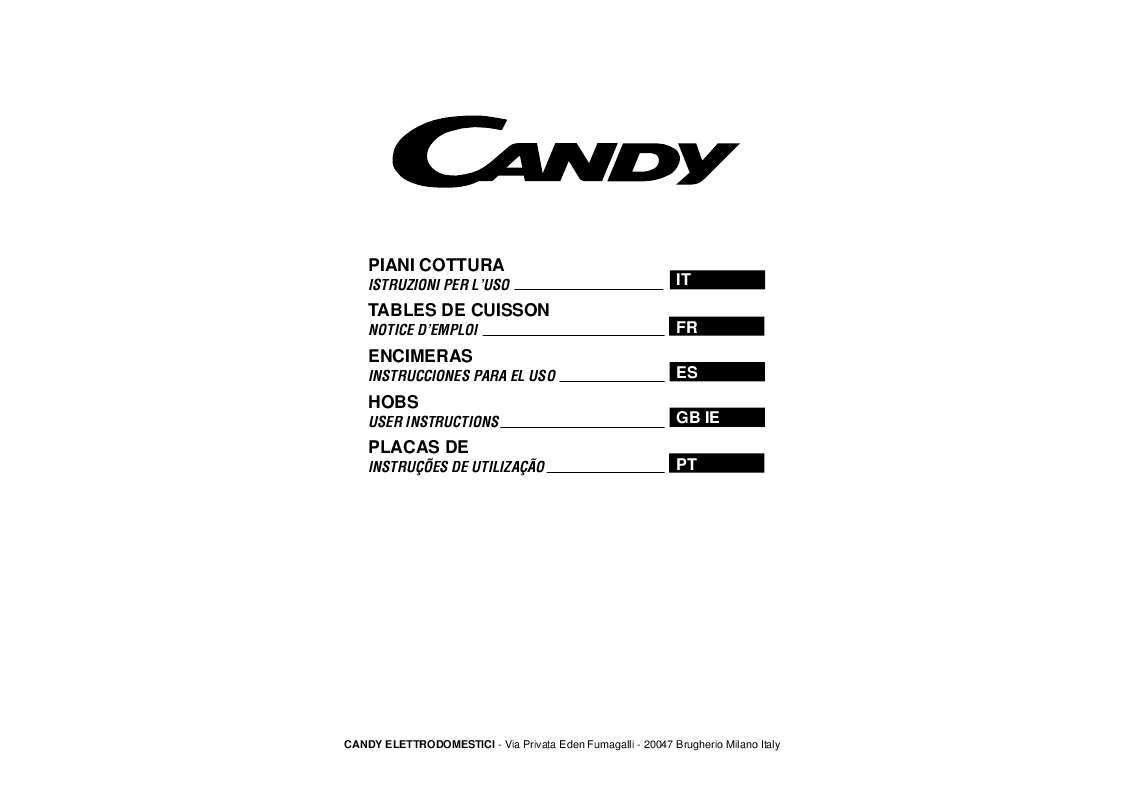 Guide utilisation CANDY PGC 640 de la marque CANDY