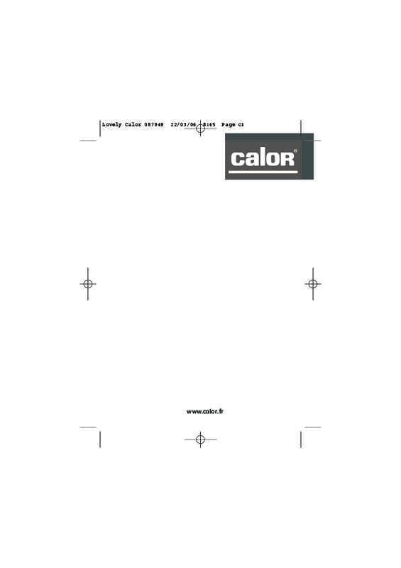 Guide utilisation CALOR EP9600C0  de la marque CALOR