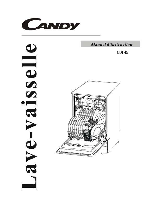 Guide utilisation CANDY CDI 45 de la marque CANDY