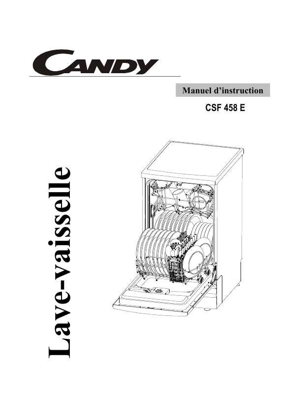 Guide utilisation CANDY CSF 458 de la marque CANDY