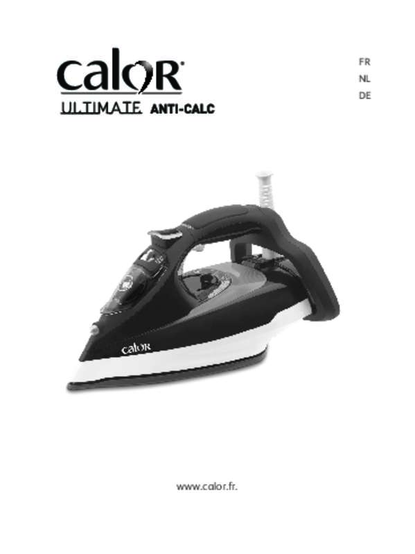 Guide utilisation CALOR FV9625CO ULTIMATE ANTI-CALC  de la marque CALOR