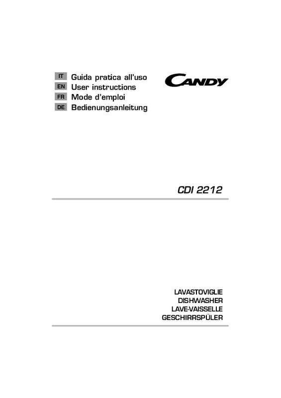 Guide utilisation CANDY CDI 2212 de la marque CANDY