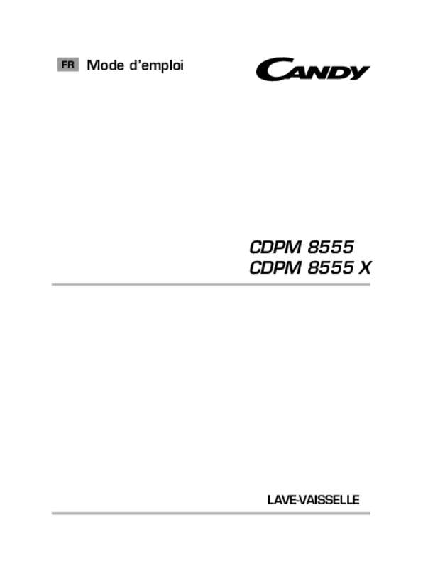 Guide utilisation CANDY CDPM 8555 de la marque CANDY