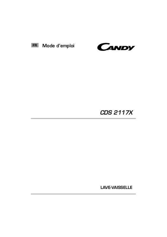 Guide utilisation CANDY CDS 2117X de la marque CANDY