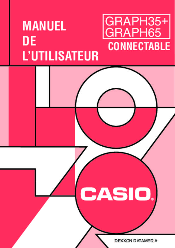 Guide utilisation CASIO 35+  de la marque CASIO
