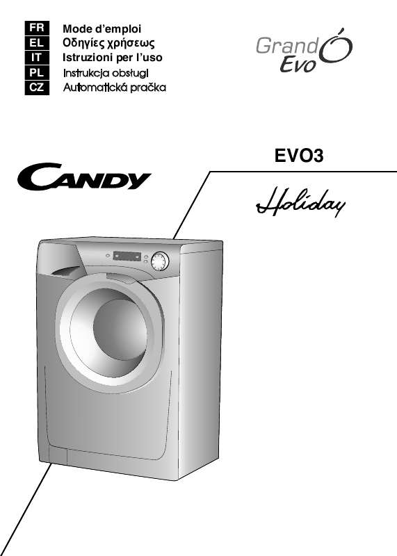 Guide utilisation CANDY EVO3 1052D-S de la marque CANDY