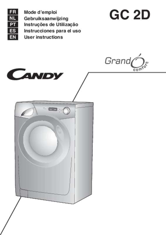Guide utilisation CANDY GC 1082D1/1- de la marque CANDY