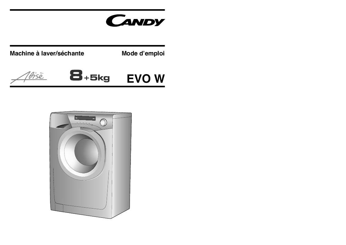 Guide utilisation CANDY EVOW885D  de la marque CANDY