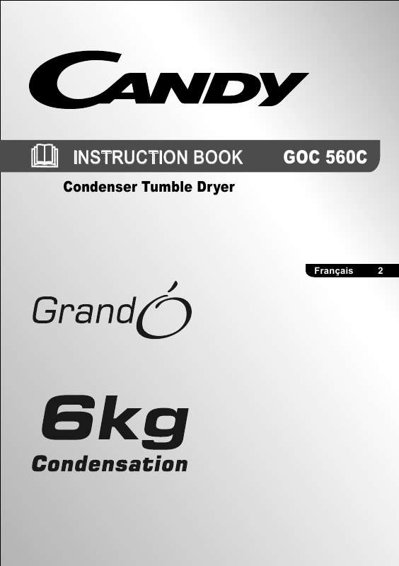 Guide utilisation CANDY GOC 560C de la marque CANDY