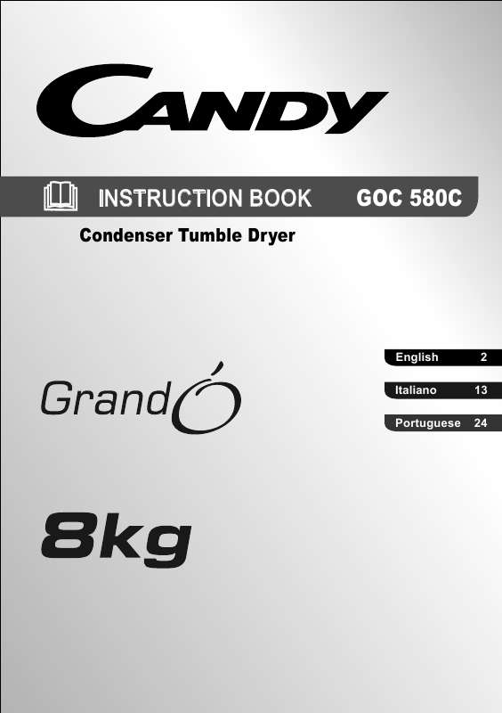 Guide utilisation CANDY GOC580C-S de la marque CANDY