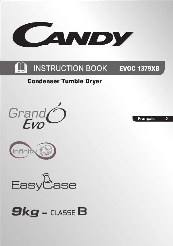 Guide utilisation CANDY EVOC 1379 XB de la marque CANDY