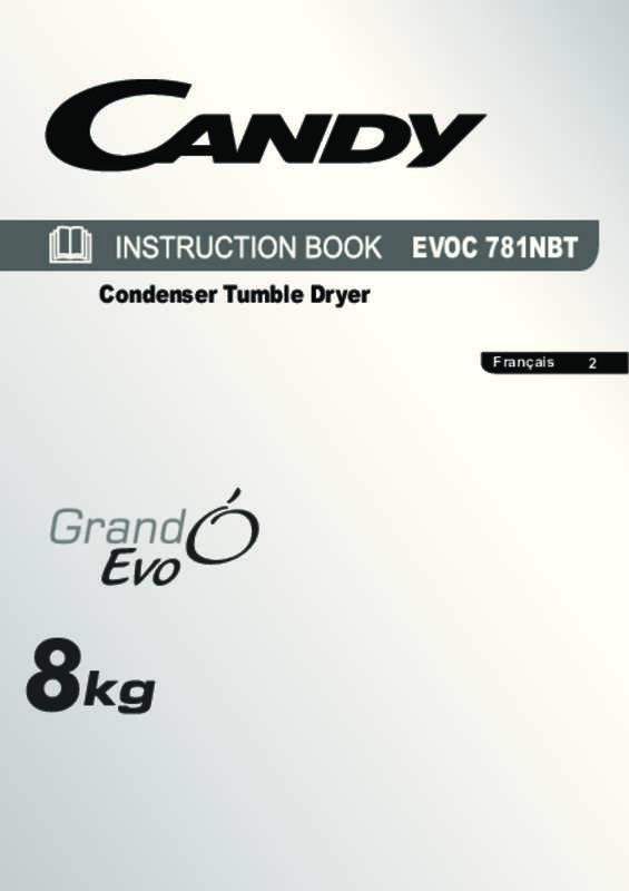 Guide utilisation CANDY EVOC 781NBT de la marque CANDY