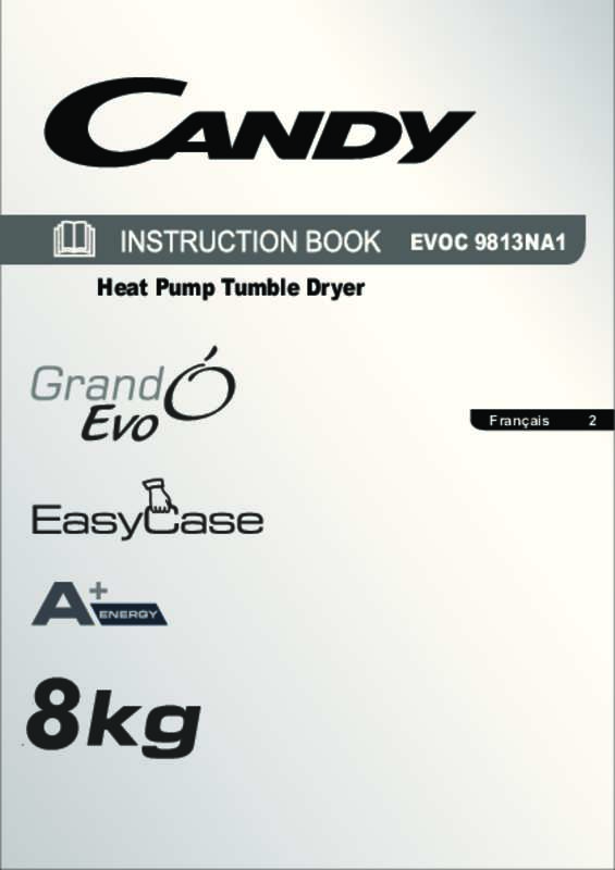 Guide utilisation CANDY EVOC 9813NA1 de la marque CANDY