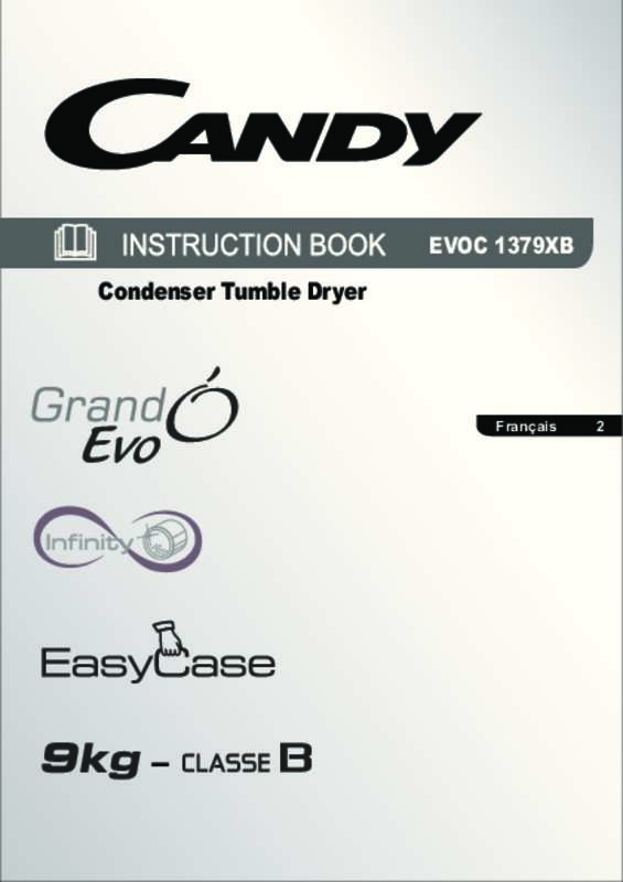 Guide utilisation CANDY EVOC1379NXB de la marque CANDY