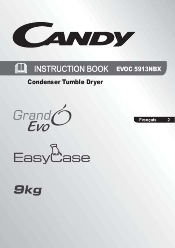 Guide utilisation CANDY EVOC5913NBX de la marque CANDY