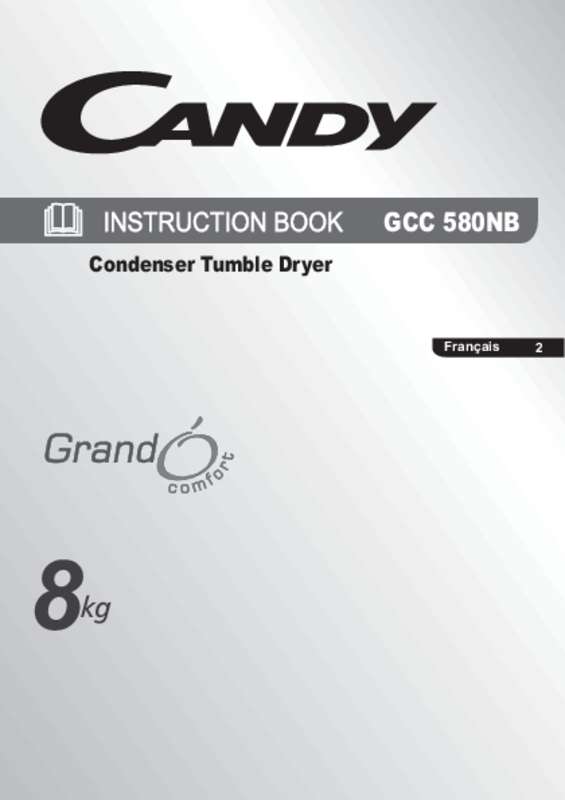 Guide utilisation CANDY GCC 580NB de la marque CANDY