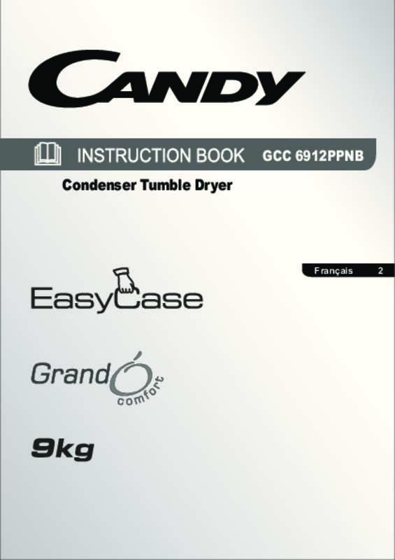 Guide utilisation CANDY GCC 6912PPNB de la marque CANDY