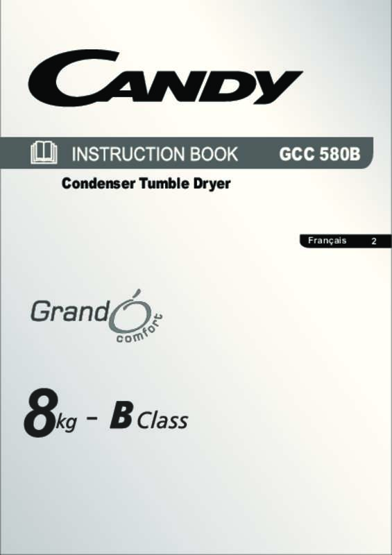 Guide utilisation CANDY GCC580NB de la marque CANDY