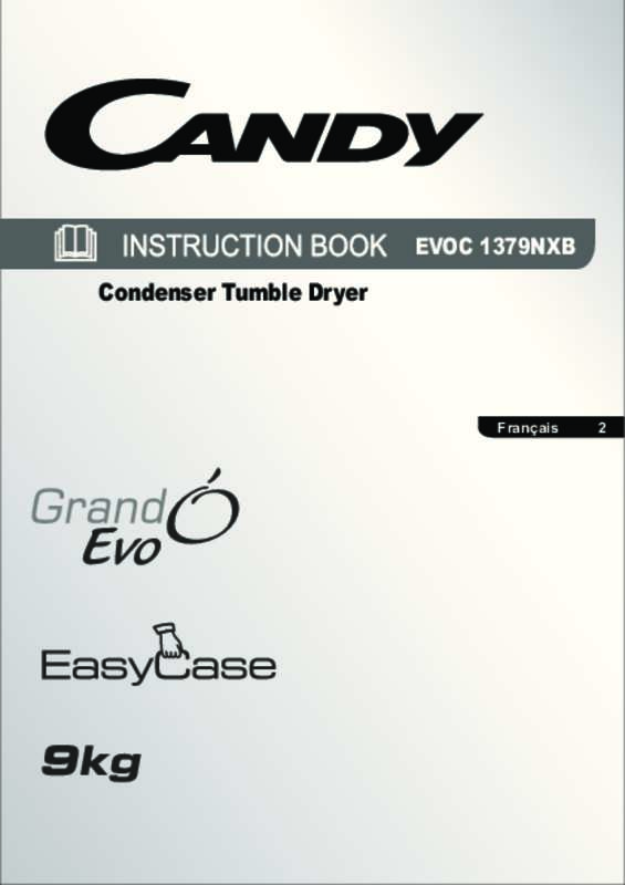 Guide utilisation CANDY EVOC 1379NXB-47 de la marque CANDY