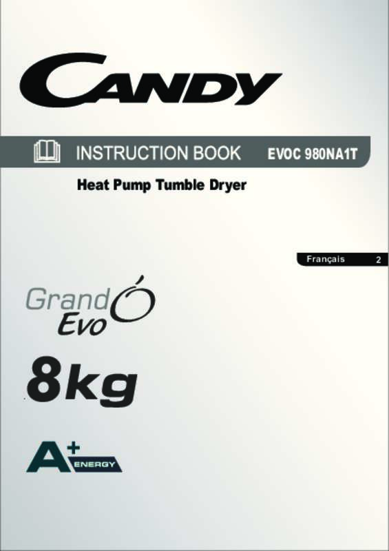 Guide utilisation CANDY EVOC 980NA1T-47 de la marque CANDY