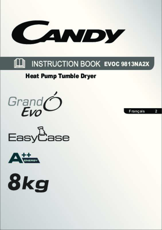Guide utilisation CANDY EVOC 9813NA2X-47 de la marque CANDY