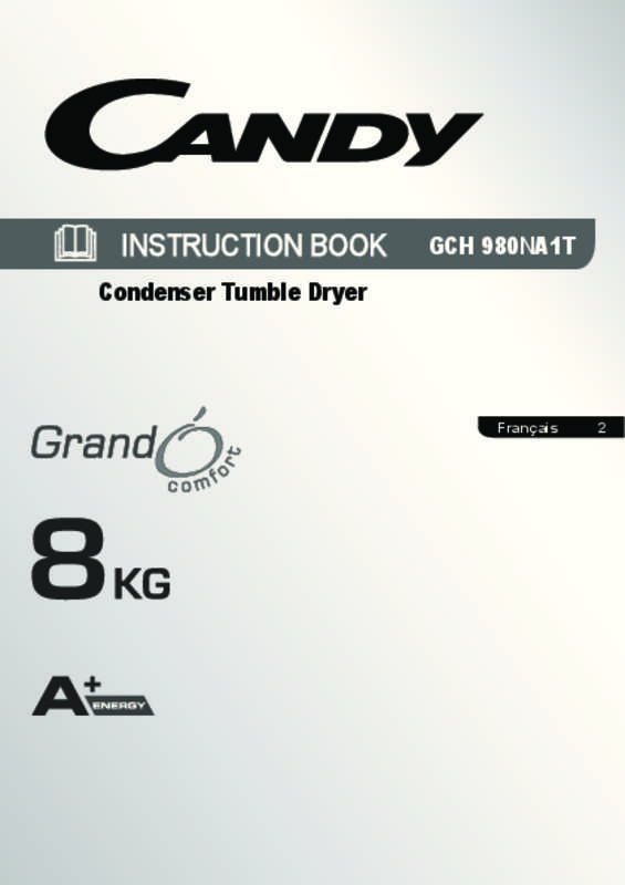 Guide utilisation CANDY GCH 980NA1T de la marque CANDY