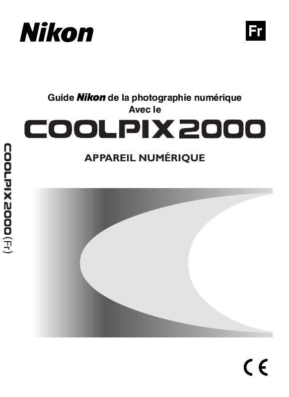 Guide utilisation NIKON COOLPIX 2000  de la marque NIKON