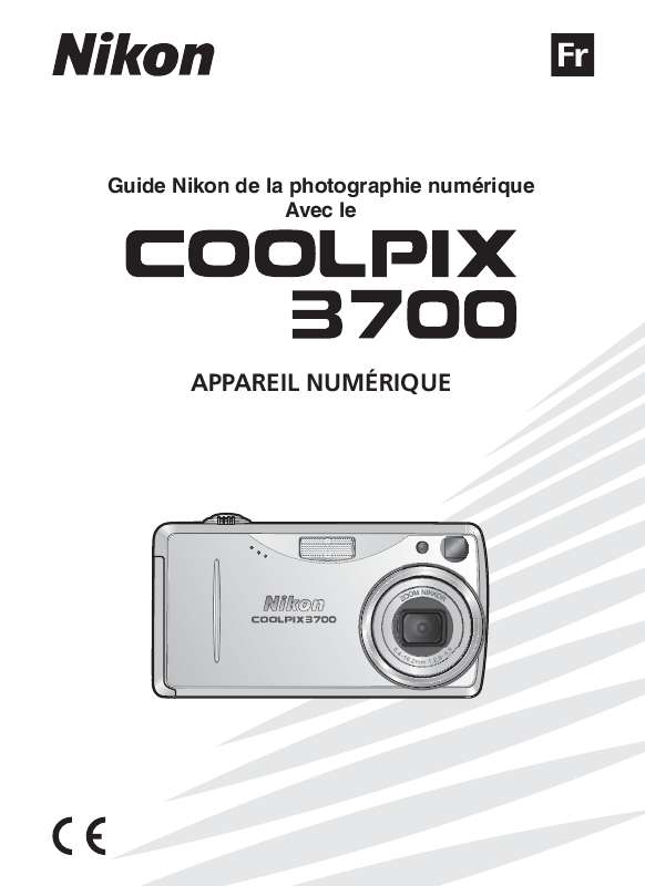 Guide utilisation NIKON COOLPIX 3700  de la marque NIKON