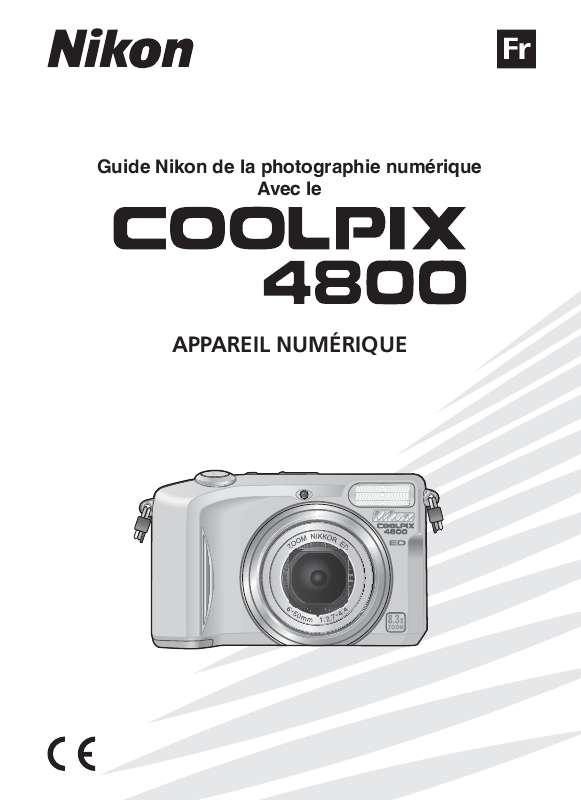 Guide utilisation NIKON COOLPIX 4800  de la marque NIKON