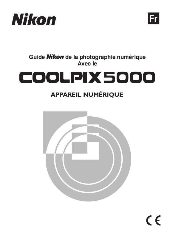 Guide utilisation NIKON COOLPIX 5000  de la marque NIKON