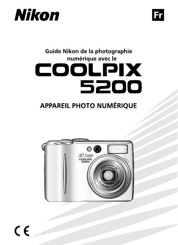 Guide utilisation NIKON COOLPIX 5200  de la marque NIKON