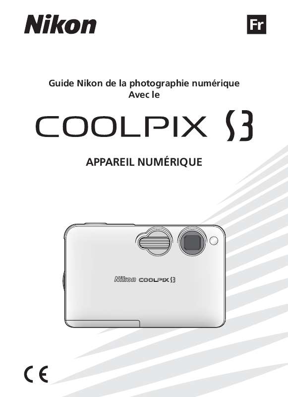 Guide utilisation NIKON COOLPIX S3  de la marque NIKON
