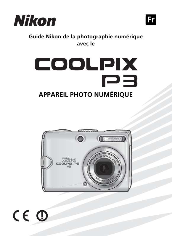 Guide utilisation NIKON COOLPIX P3  de la marque NIKON