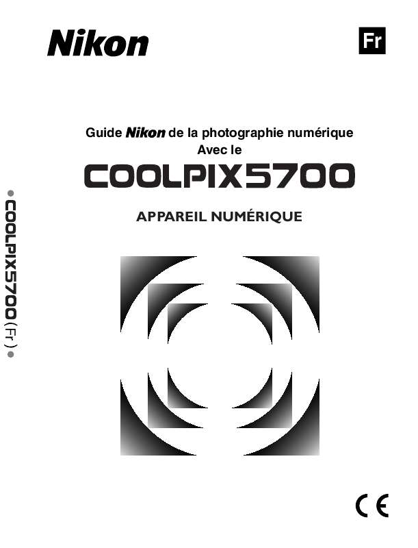 Guide utilisation NIKON COOLPIX 5700  de la marque NIKON