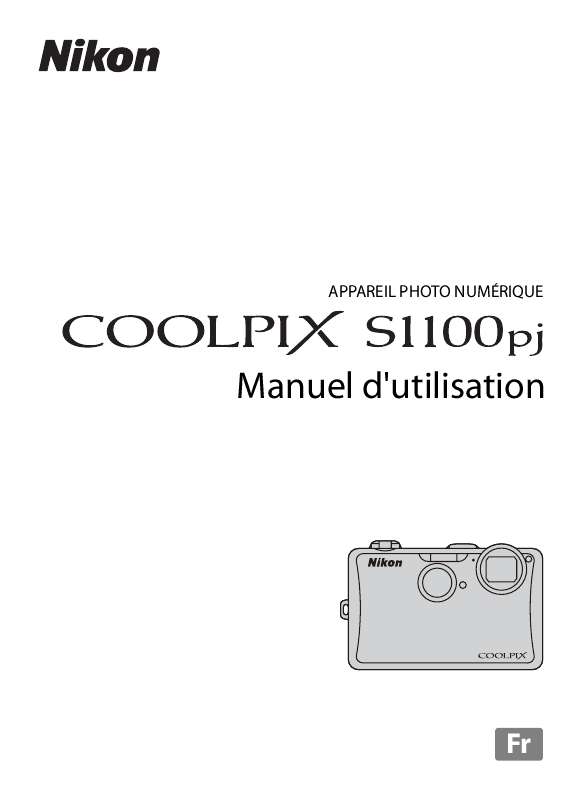 Guide utilisation NIKON COOLPIX S1100 PJ  de la marque NIKON